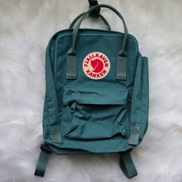 Fjallraven Kanken & Kanken Mini — Ocean Green (16L) & Frost Green (7L) - Picture 10 of 16